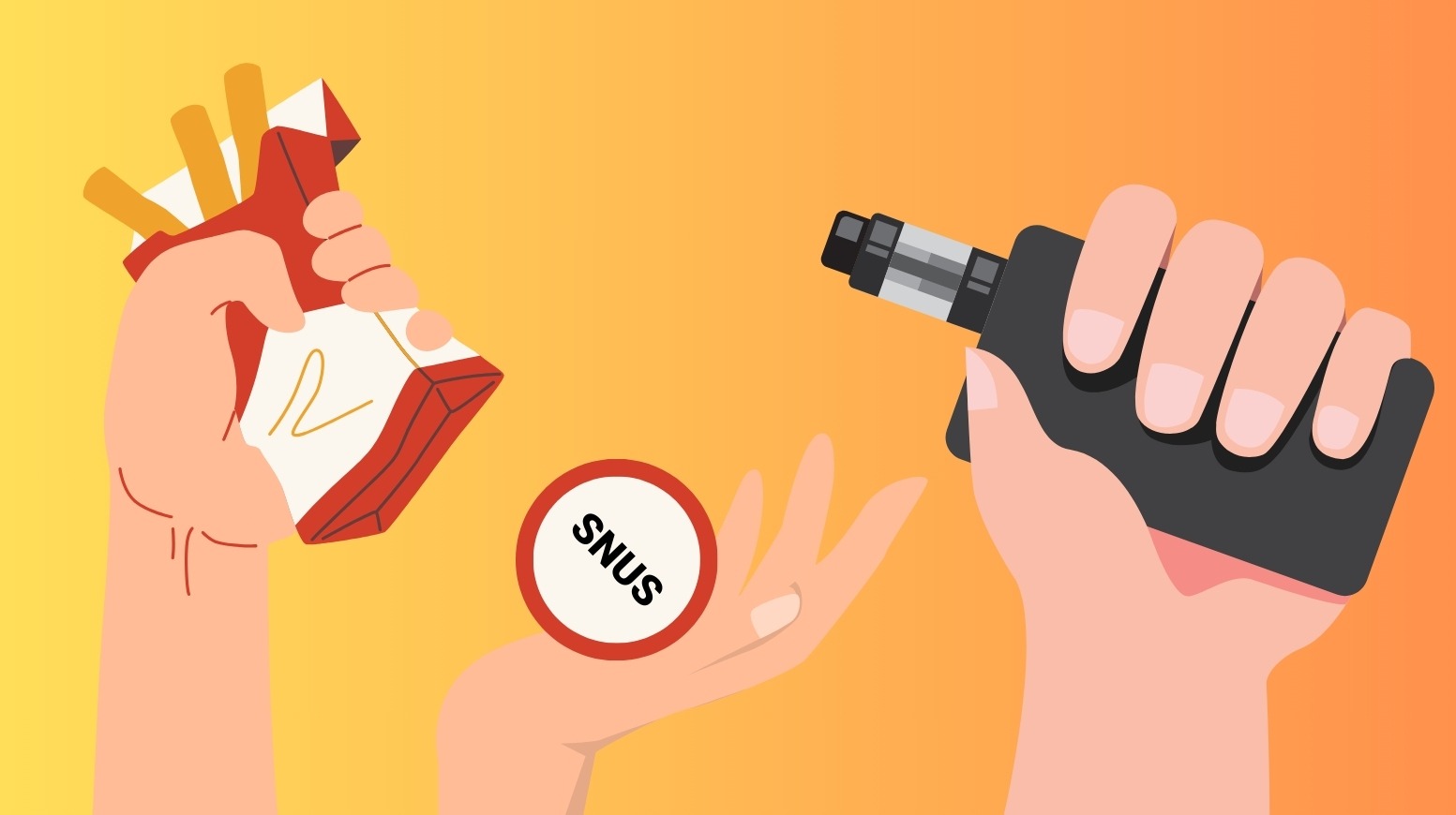 Så skiljer sig hälsoriskerna mellan cigaretter, snus och vapes – Är vape farligt?